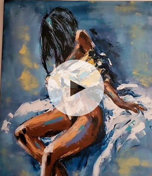 ArteDiAlina.com painting: Cherchez La Femme